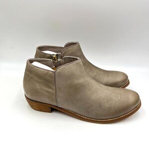 10N 10 NARROW WIDTH Softwalk Rocklin Gray Brown‎ Leather Ankle Boots Shoes